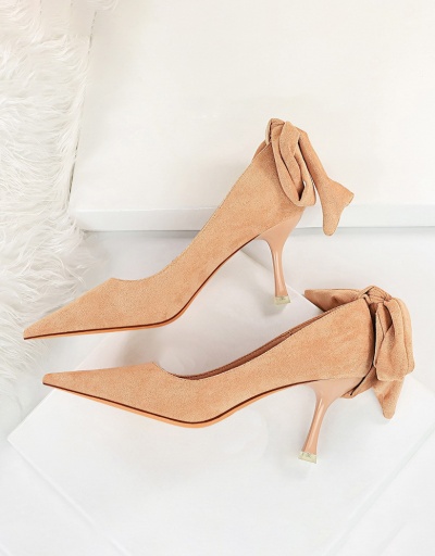 Replica Fashion Elegant Party Solid Slip On Heels For Women #792894 $56.00 USD for Wholesale