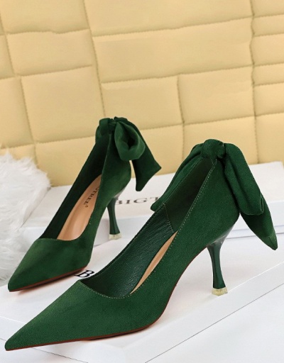 Replica Fashion Elegant Party Solid Slip On Heels For Women #792894 $56.00 USD for Wholesale