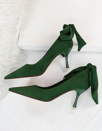 Replica Fashion Elegant Party Solid Slip On Heels For Women #792894 $56.00 USD for Wholesale