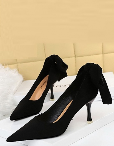 Replica Fashion Elegant Party Solid Slip On Heels For Women #792894 $56.00 USD for Wholesale