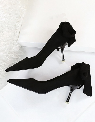 Replica Fashion Elegant Party Solid Slip On Heels For Women #792894 $56.00 USD for Wholesale