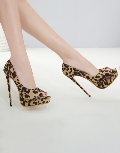 Replica Sexy Leopard Stiletto Heels Ladies Sandal For Women #792900 $67.50 USD for Wholesale