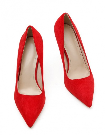 Replica New Solid Point Toe High Heels For Women #792902 $57.50 USD for Wholesale