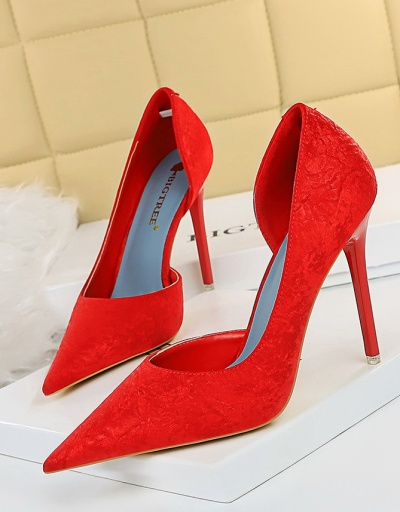 America Style Sexy Pointed Toe Slip On Heels For Women #792905 $51.14 USD, Wholesale Fashion Heels