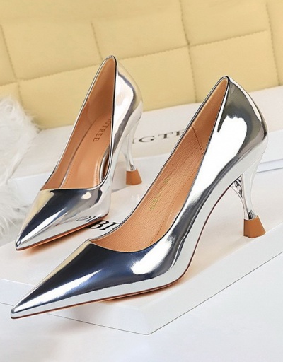 Euramerican Style Fashion Sexy Pointed Slip On Heels For Women #792908 $54.00 USD, Wholesale Fashion Heels