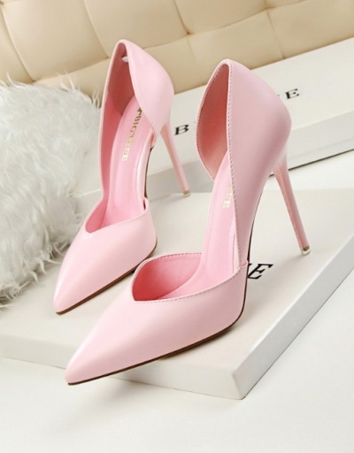 Simple Solid Pointed Toe Ladies Pumps Shoes For Women #792911 $49.48 USD, Wholesale Fashion Heels