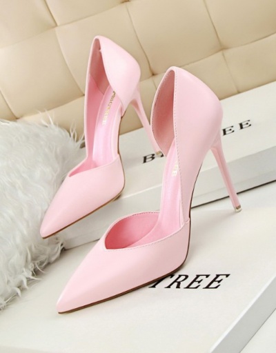 Replica Simple Solid Pointed Toe Ladies Pumps Shoes For Women #792911 $49.48 USD for Wholesale