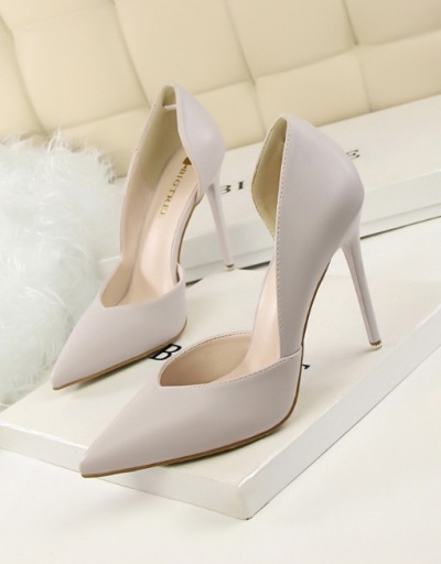 Replica Simple Solid Pointed Toe Ladies Pumps Shoes For Women #792911 $49.48 USD for Wholesale