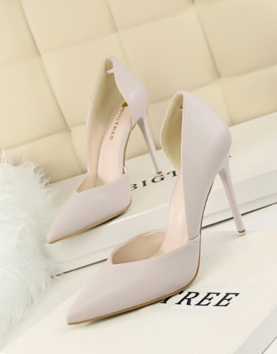 Replica Simple Solid Pointed Toe Ladies Pumps Shoes For Women #792911 $49.48 USD for Wholesale