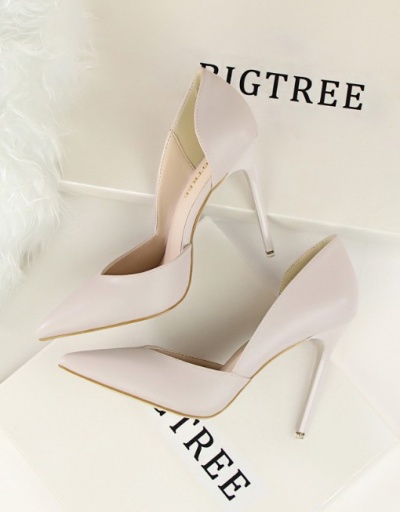 Replica Simple Solid Pointed Toe Ladies Pumps Shoes For Women #792911 $49.48 USD for Wholesale