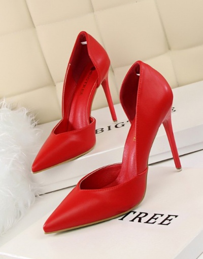 Replica Simple Solid Pointed Toe Ladies Pumps Shoes For Women #792911 $49.48 USD for Wholesale