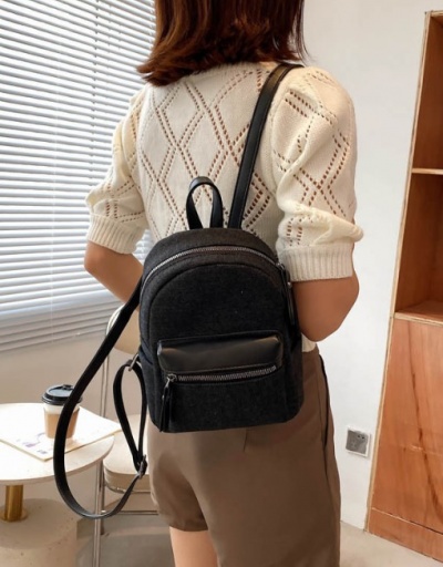 Replica Vintage Zipper Backpacks For Girls For Women #792966 $33.29 USD for Wholesale