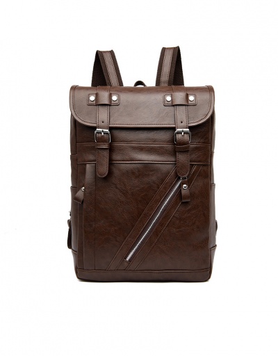 Replica Vintage Travel Hasp Zipper Men Backpack For Men #792967 $36.40 USD for Wholesale