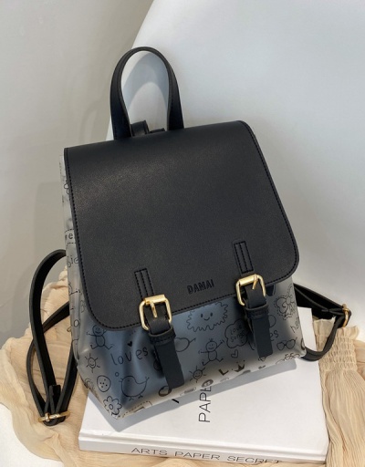 Replica Chic Contrast Color Square Backpacks For Women #792968 $35.54 USD for Wholesale