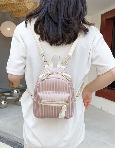 Replica New Arrival Solid Zipper Backpacks For Girls For Women #792969 $36.40 USD for Wholesale