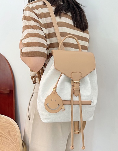 Replica Summer Travel Versatile Contrast Color Backpack For Women #792970 $36.40 USD for Wholesale