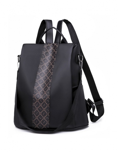 Preppy Style Travel Contrast Color Backpack For Women #792976 $29.46 USD, Wholesale Fashion Backpacks