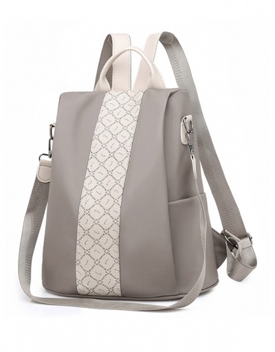 Replica Preppy Style Travel Contrast Color Backpack For Women #792976 $29.46 USD for Wholesale