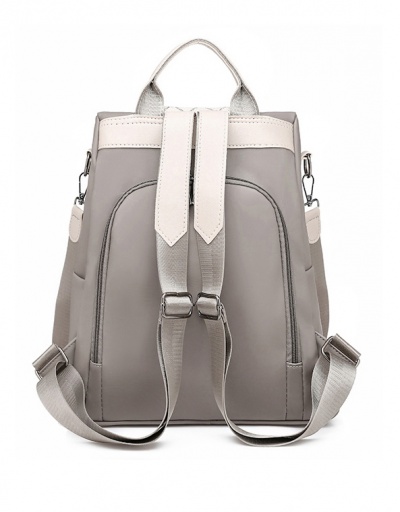 Replica Preppy Style Travel Contrast Color Backpack For Women #792976 $29.46 USD for Wholesale