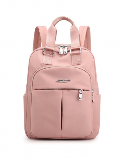 Replica Preppy Travel Solid Backpack For Women #792983 $41.60 USD for Wholesale