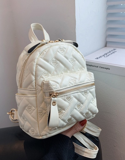 Replica Preppy Style Heart Embroidery Backpack For Women #792984 $36.91 USD for Wholesale