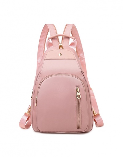 Preppy Style Versatile Solid Backpack For Women #792985 $27.74 USD, Wholesale Fashion Backpacks