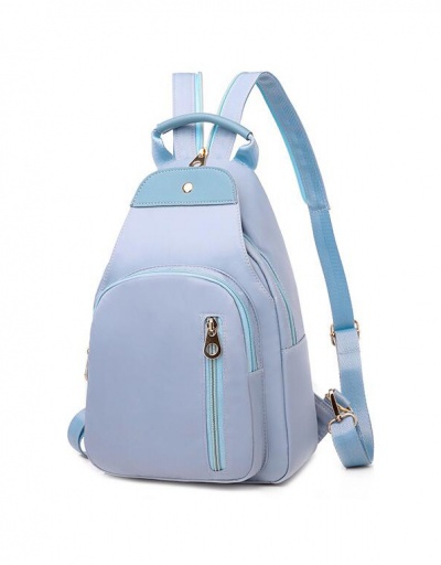 Replica Preppy Style Versatile Solid Backpack For Women #792985 $27.74 USD for Wholesale