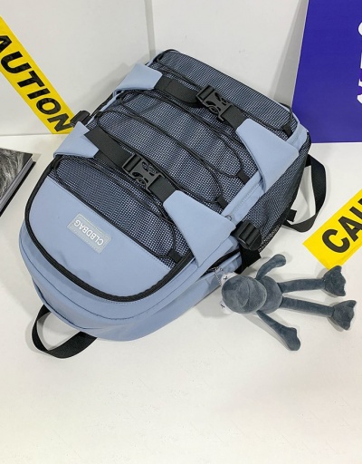 Replica Outside High Capacity Travel Zipper Up Backpacks For Unisex #792989 $33.60 USD for Wholesale