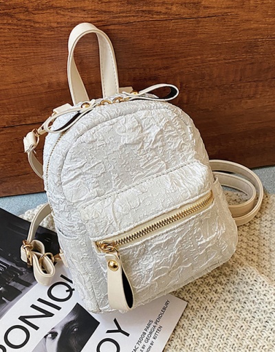 Elegant Fashion Ruched Travel Backpack For Women #792990 $35.54 USD, Wholesale Fashion Backpacks