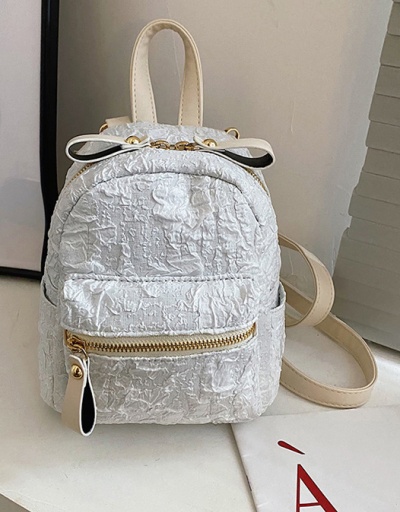 Replica Elegant Fashion Ruched Travel Backpack For Women #792990 $35.54 USD for Wholesale