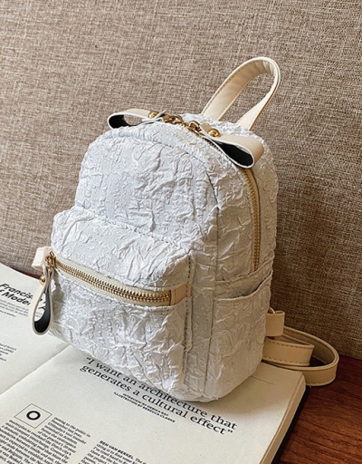 Replica Elegant Fashion Ruched Travel Backpack For Women #792990 $35.54 USD for Wholesale