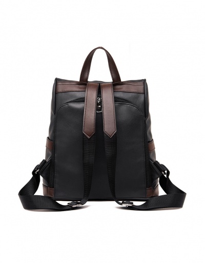 Replica Travel Contrast Color Polyester Backpack For Women #792992 $32.94 USD for Wholesale