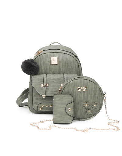 Replica Preppy Style Versatile 3 Piece Backpack Sets For Women #792995 $37.80 USD for Wholesale