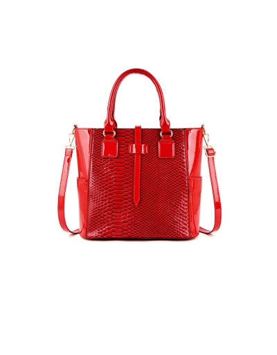 Fashion Snake Printed Zipper Tote Bag For Women #792998 $45.06 USD, Wholesale Fashion Tote Bag