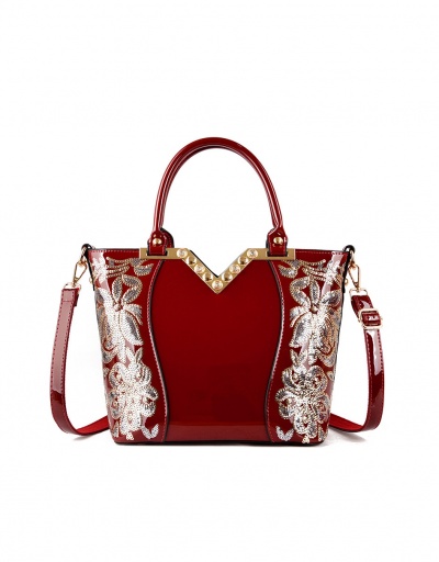 New Fashion Sequined Patchwork Zipper Tote Bag For Women #793021 $63.91 USD, Wholesale Fashion Tote Bag