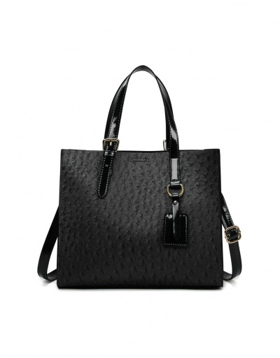 Replica Vintage Fashion Embossing Zipper Tote Bag For Women #793022 $36.91 USD for Wholesale