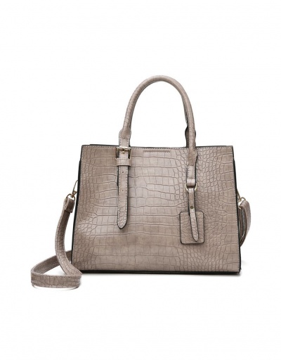 Replica Trendy Vintage Alligator Printed Tote Bag For Women #793023 $35.54 USD for Wholesale