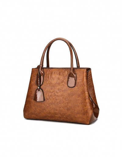 Replica Vintage Alligator Printed Zipper Tote Bag For Women #793028 $50.41 USD for Wholesale