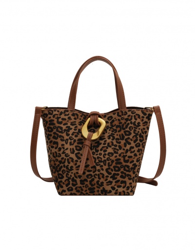 Versatile Leopard Travel Bucket Tote Bag For Women #793054 $30.83 USD, Wholesale Fashion Tote Bag