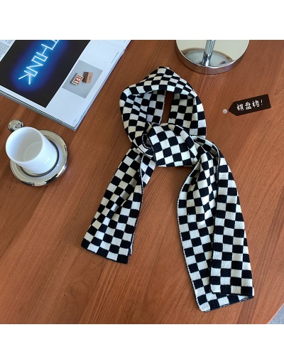 Replica Large chessboard scarf cashmere autumn and winter warm knitting collar For Women #793088 $56.00 USD for Wholesale