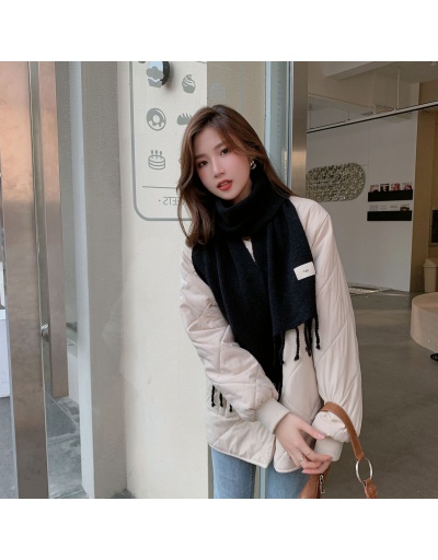 Replica Surface of solid color knitted wool scarf thick warm student collar For Women #793099 $60.00 USD for Wholesale