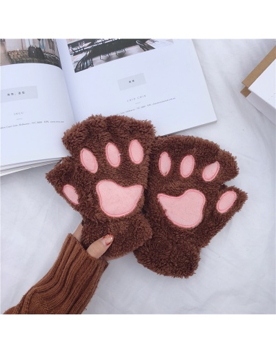 Cat claw half finger thick warm gloves For Women #793117 $38.00 USD, Wholesale Fashion Gloves