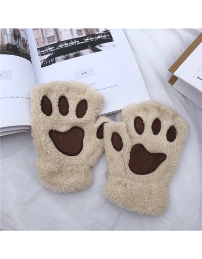 Cat claw half finger thick warm gloves For Women #793118 $38.00 USD, Wholesale Fashion Gloves