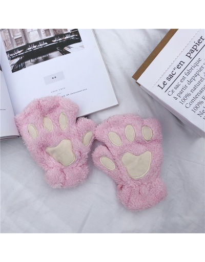 Cat claw half finger thick warm gloves For Women #793119 $38.00 USD, Wholesale Fashion Gloves