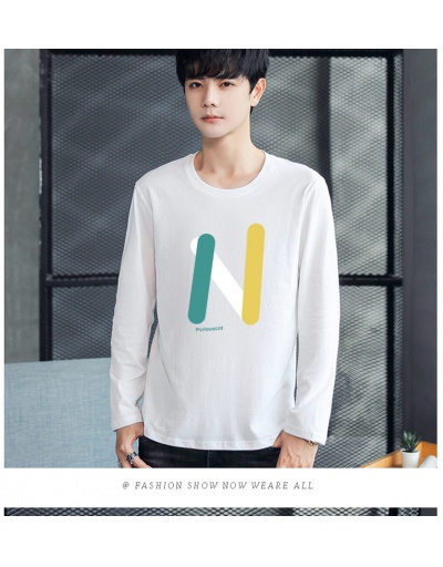 New solid color male T-shirt letter N Crew Neck For Men #793125 $43.00 USD, Wholesale Fashion T-Shirts