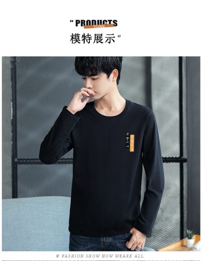 Spring and autumn seasons, men\'s T-shirt double vertical line Crew Neck Long Sleeve For Men #793132 $40.00 USD, Wholesale Fashion T-Shirts