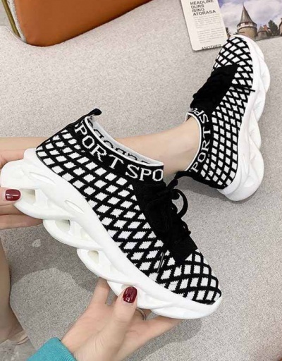 Replica Casual Plaid Design Fashion Sneaker For Women #793147 $92.00 USD for Wholesale