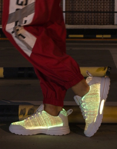 Replica Street Fashion Plus Size Luminous Shoes Sneaker For Unisex #793148 $140.00 USD for Wholesale