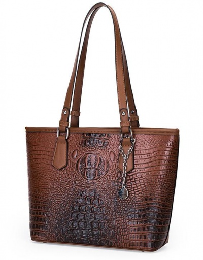 Replica Vintage Versatile Travel Alligator Print Tote Bags #793151 $45.06 USD for Wholesale