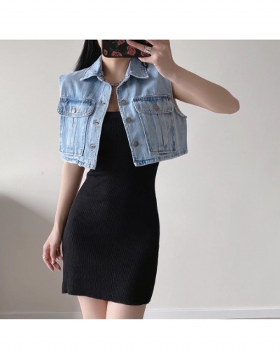 New Women Fashion Sleeveless Jackets  Sleeveless Turndown Collar #793211 $37.18 USD, Wholesale Fashion Outerwear